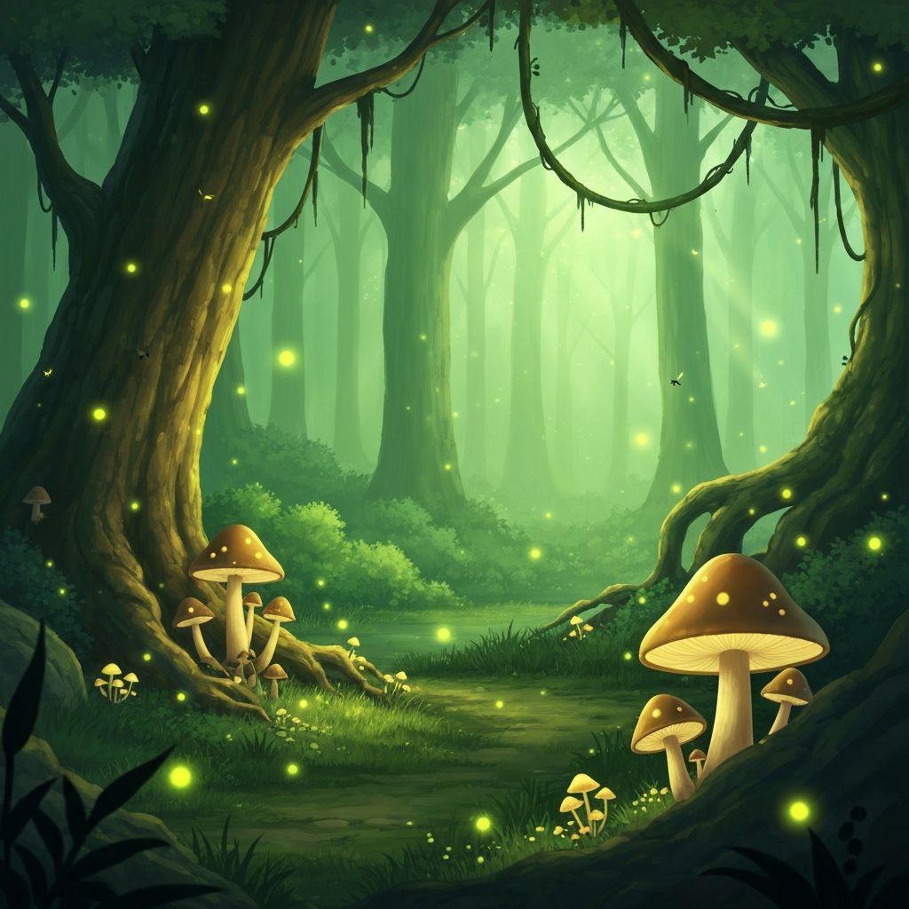 Fantasy forest game localization